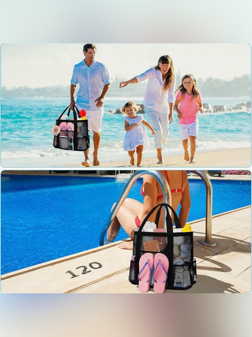 Beach tote bag NWT - Picture 2 of 7